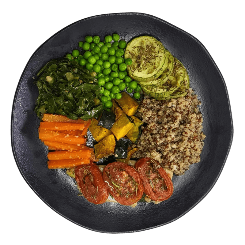 96 - Delicia Mediterrâneo de Tilápia selecionada Assada