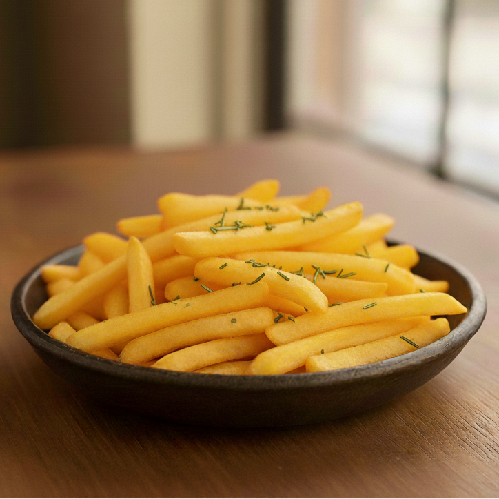 PB2 - Batatas frescas assadas com casca no azeite extravirgem e temperadas com sal do Himalaia