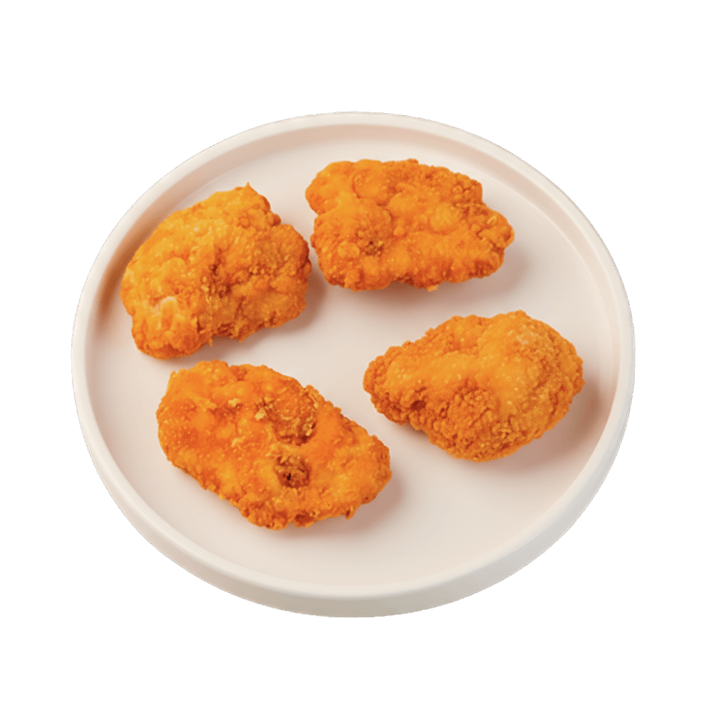 135 - Sobrecoxa de Frango Orgânico Assado com Cobertura de Flocos de Milho Orgânico - (120g)