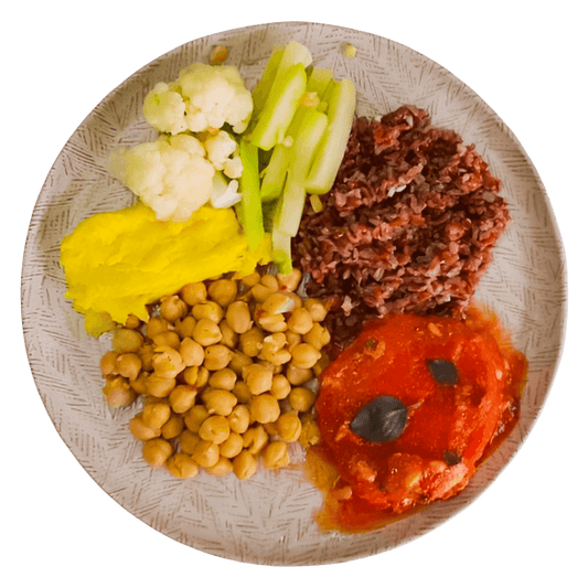 58 - Medalhão de Merluza Selecionado Grelhado ao Molho de Tomate Natural