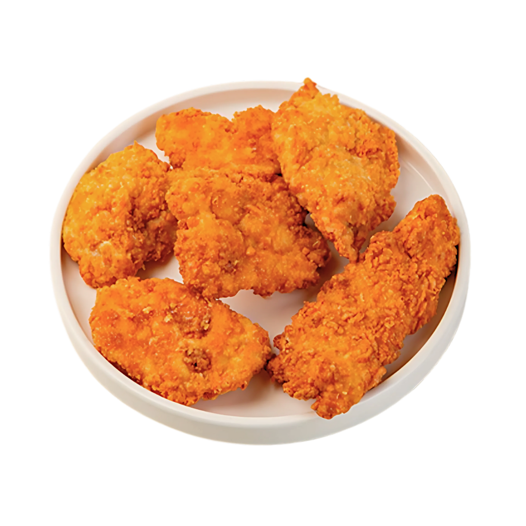 135 - Sobrecoxa de Frango Orgânico Assado com Cobertura de Flocos de Milho Orgânico - (120g)