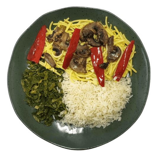 307 - Espaguete ao Salteado de Vegetais Mediterrâneos