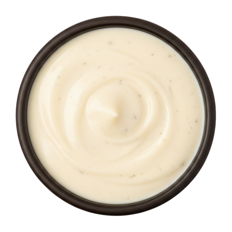 401 - Alho natural, salsinha fresca, limão natural, sal rosa do himalaia, creme de leite vegetal e maionese vegetal - 120g