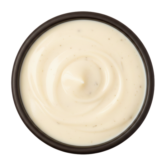 401 - Alho natural, salsinha fresca, limão natural, sal rosa do himalaia, creme de leite vegetal e maionese vegetal - 120g