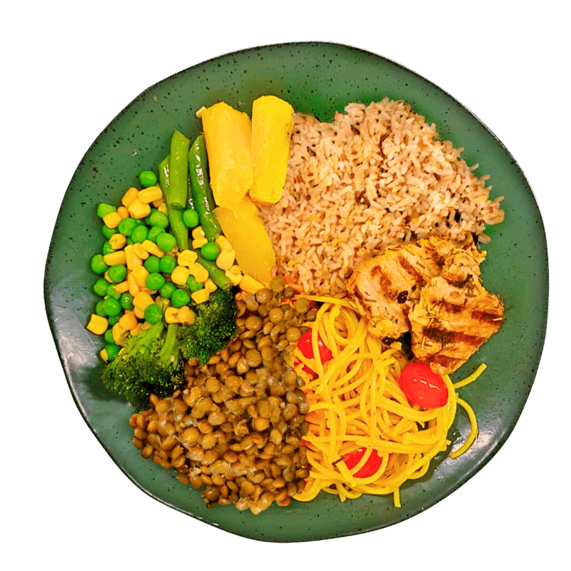 78 - Filé Mignon Suíno Ibérico Grelhado, com Spaghetti Veggie e outras delícias