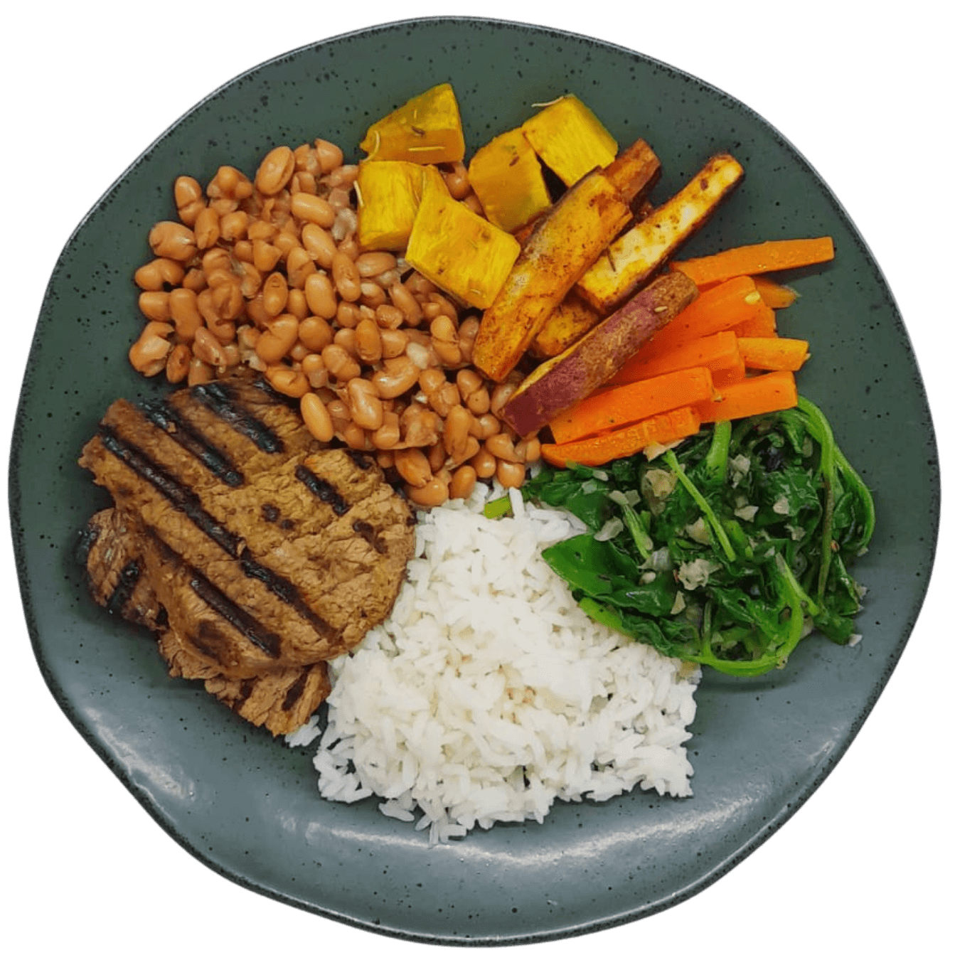 Kit com 8 Refeições de 300g com: Filé Mignon, Bombom de Alcatra, Lombo Suíno, Filé Mignon Suíno, Sassami grelhado, Tiras Empanadas e mais 2 opções Veganas