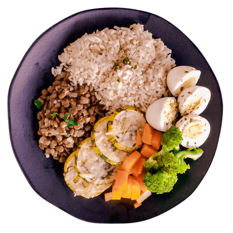 325 - Abobrinha Com Queijo Vegetal - Vegetariano