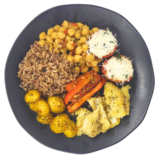 67 - Bacalhau com Legumes e Grãos Refogados