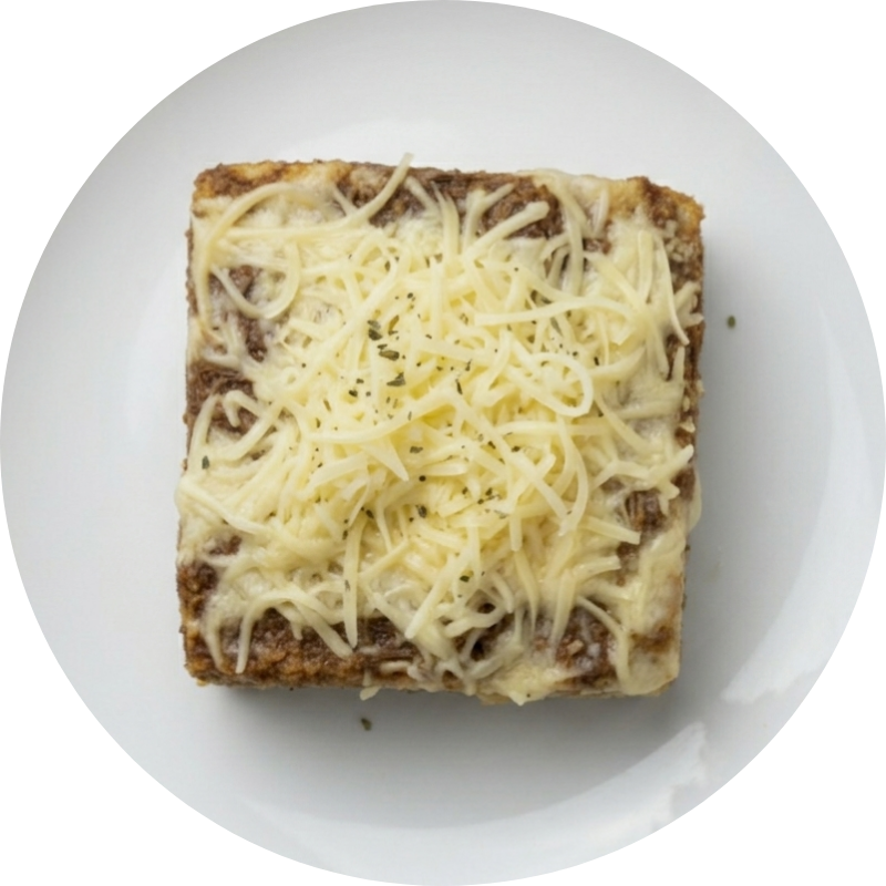 Escondidinho de Carne com Queijo Vegetal (200g) - 133