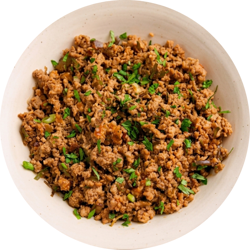 Blend de Carne Moída Refogada (200g) - 128