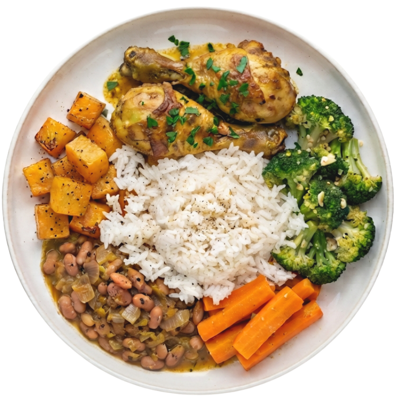 Coxa de Frango Assada ao Curry - 86