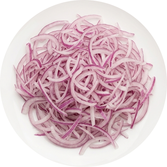 Cebola Roxa Fatiada Refogada (200g) - 173