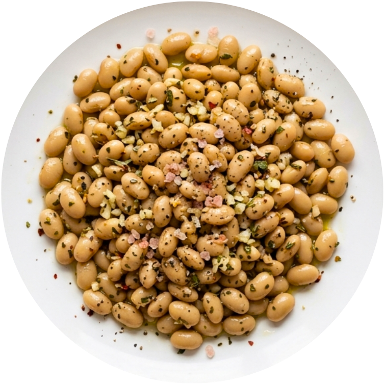 Soja em Grão Refogada (200g) - 160