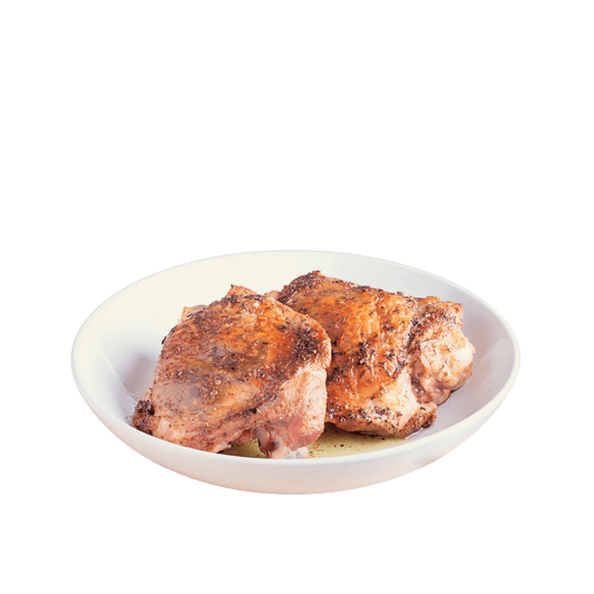 110 - Sobrecoxa Assada e Marinada de Frango Orgãnico - (120g)