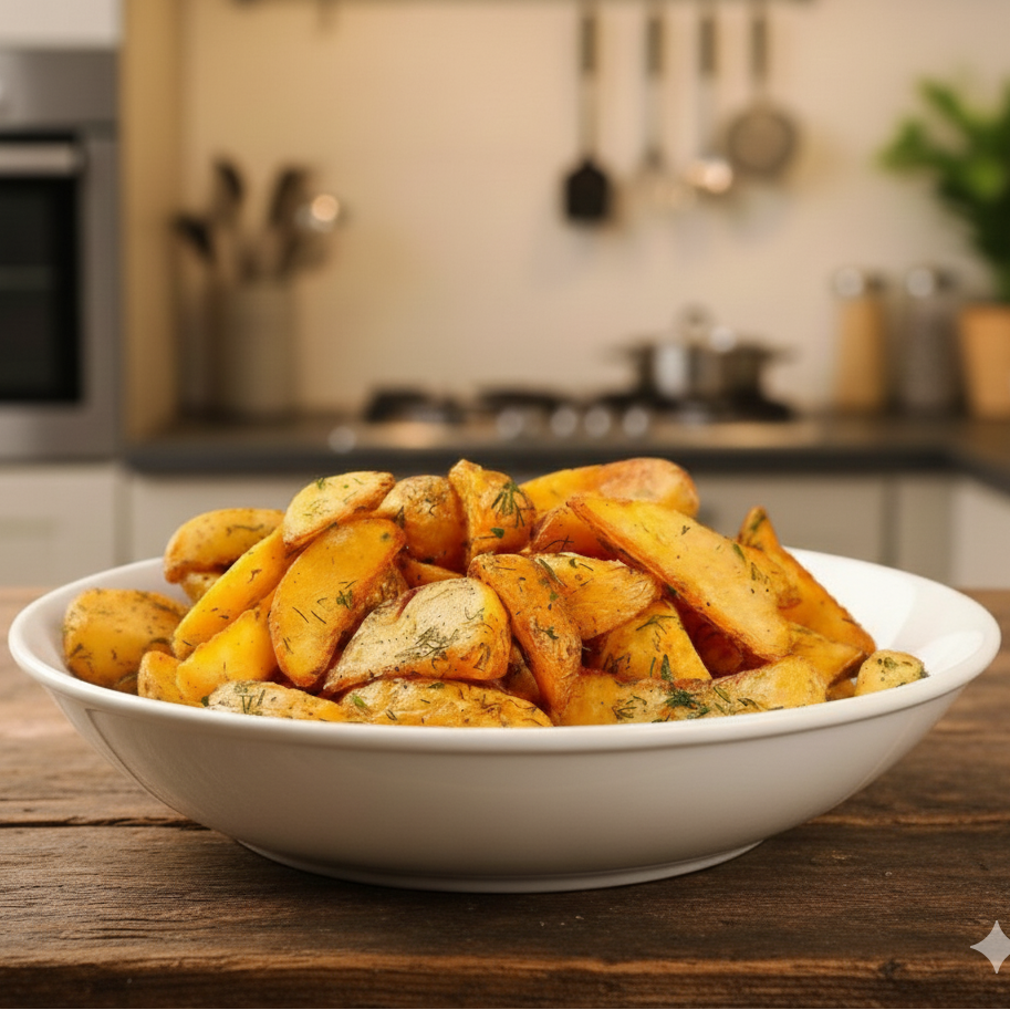 Batatas Rústicas Assadas com Cúrcuma - PB5