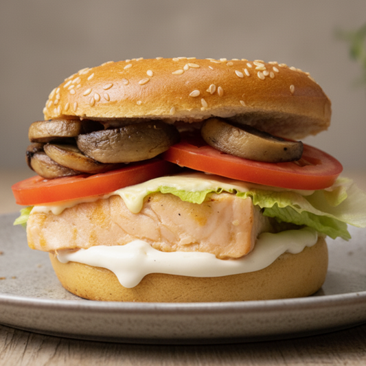 Sp2 - Burger Salmão Mediterrâneo Supreme