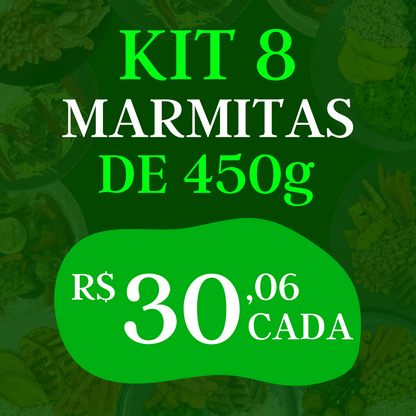 Kit com 8 Delicias Gourmet de 450g