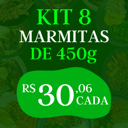 Kit com 8 Delicias Gourmet de 450g