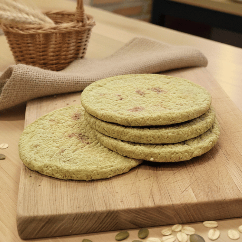 Pão Chato de Aveia e  Sementes - PA2