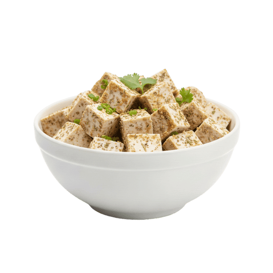 168 - Tofu natural temperado e refogado